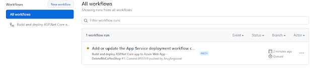 Azure App Deployment with GitHub Action